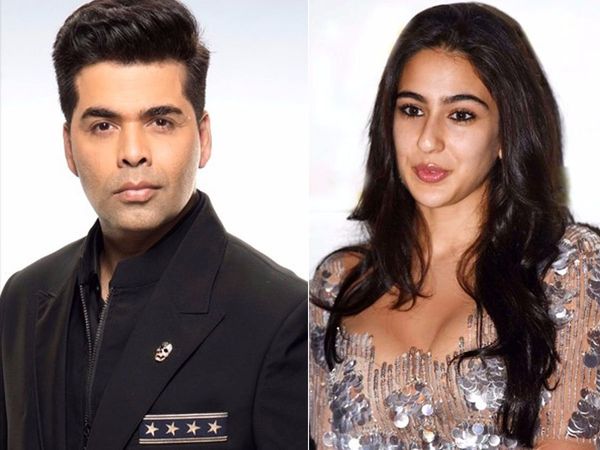 Sara Ali Khan was is relationship with Kartik Aaryan and Karan Johar Reveals in public-