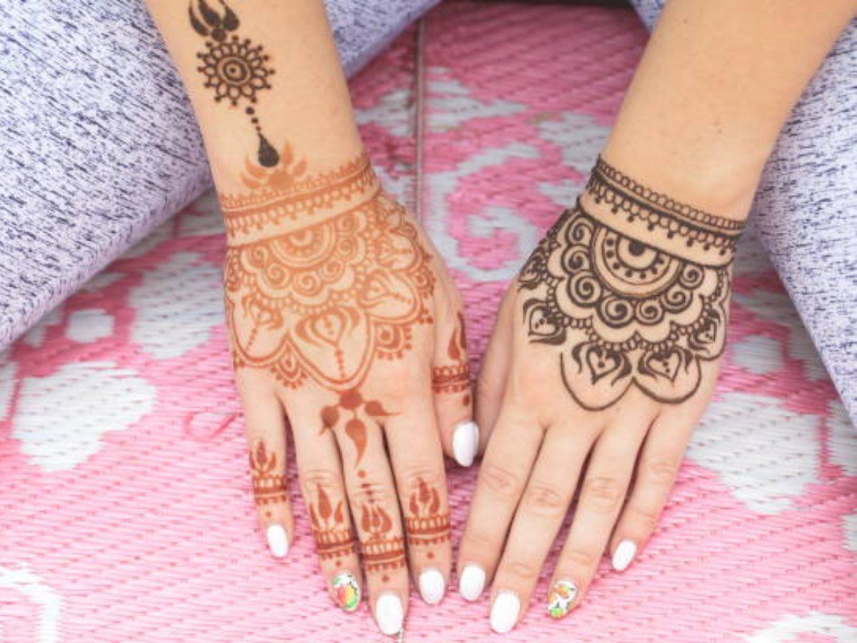 Easy Mehndi Design That Are Trendy And You Can Try Them This Raksha  Bandhan- Easy And Trendy Mehndi Design: इस रक्षा बंधन लगाएं ये ट्रेंडी  मेहंदी डिजाइन कम टाइम में लगेगी हैंड