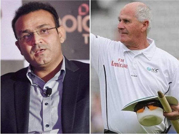 Virender Sehwag pays homage to Rudi Koertzen