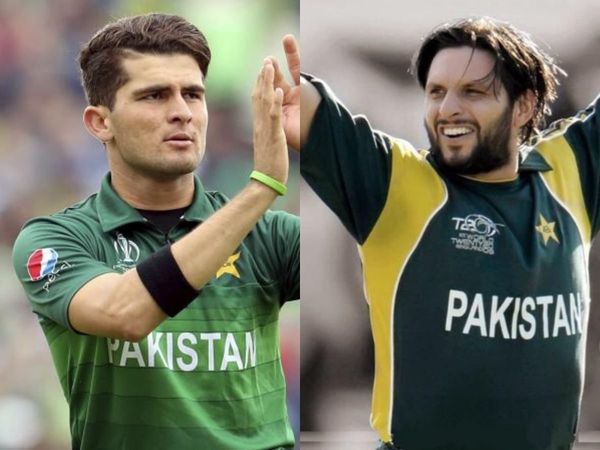 Shaheen Afridi and shahid afridi
