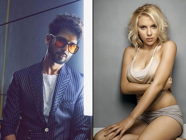 Scarlett Johansson, Shahid Kapoor 