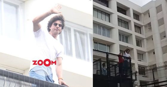 Shahrukh Khan Greets Fans at Mannat Balcony with son Abram on Occasion ...