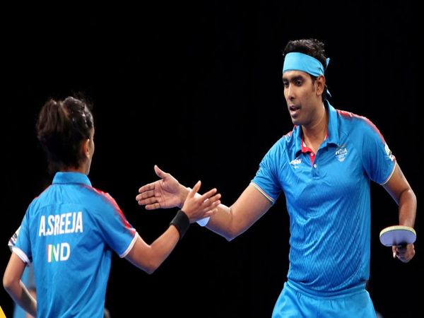 Sharath Kamal and Sreeja Akula