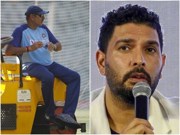 Ravi Shastri and Yuvraj Singh