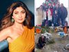Shilpa Shetty and Raj Kundra Christmas celebration