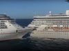 Collision between two cruise ships