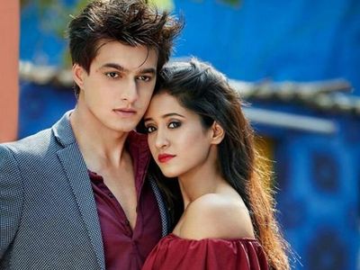 Shivangi Joshi with Mohsin Khan Shivangi Joshi with Mohsin Khan