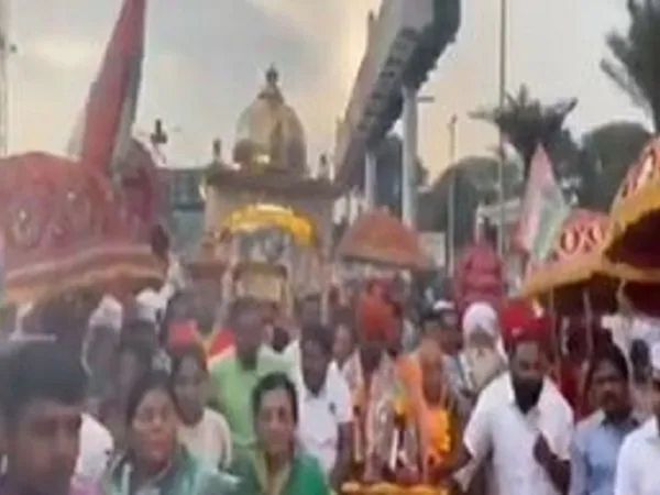 Coronavirus Despite ban on large gatherings Shiv Sena workers hold religious rally in Shirdi Maharashtra