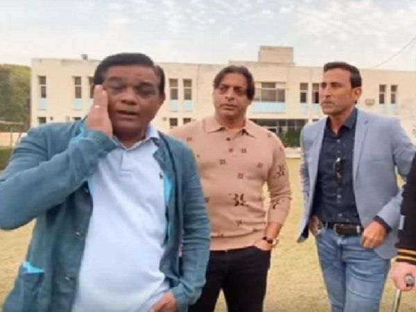 Shoaib Akhtar with Rashid Latif and Younis Khan