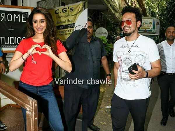 Shraddha Kapoor with Rohan shrestha