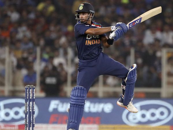 Shreyas Iyer fifty in first T20I against England
