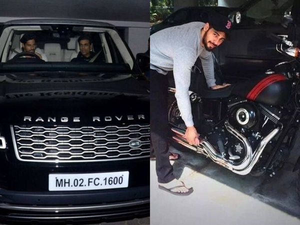Sidharth Malhotra car and bike