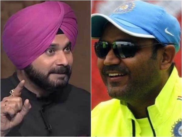 Navjot Singh Sidhu and Virender Sehwag