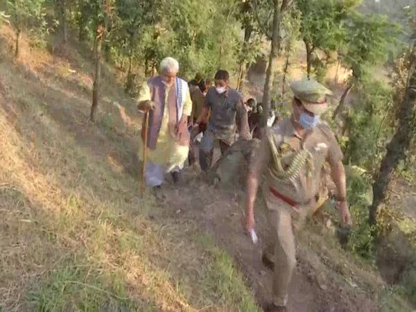 J&K Lieutenant Governor Manoj Sinha meets families of three men killed in Shopian encounter