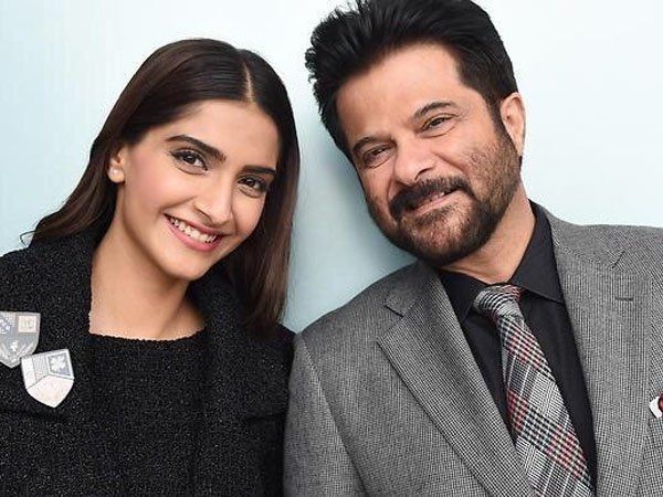 Sonam Kapoor with Anil Kapoor