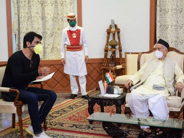 Sonu Sood, Bhagat Singh Koshyari