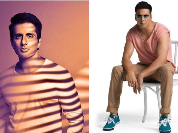 Sonu Sood and Akshay Kumar