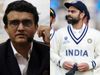 Sourav Ganguly and Virat Kohli