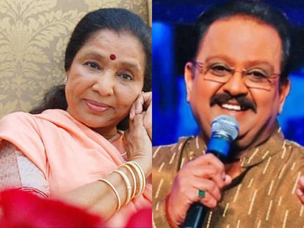SP Balasubrahmanyam and Asha Bhosle