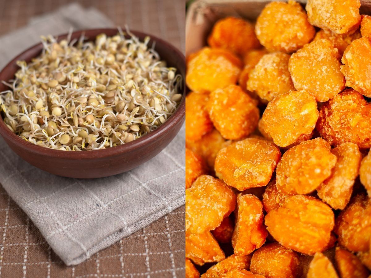 Diet Plan Tips know the benefits of sprouted and jaggery ankurit chana