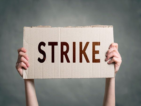 Gurugram Society Staff Strike