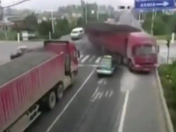 Stunt viral Video Truck Stunt Shocking Viral Video in Hindi