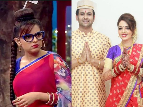 Sugandha Mishra and Sanket Bhosle