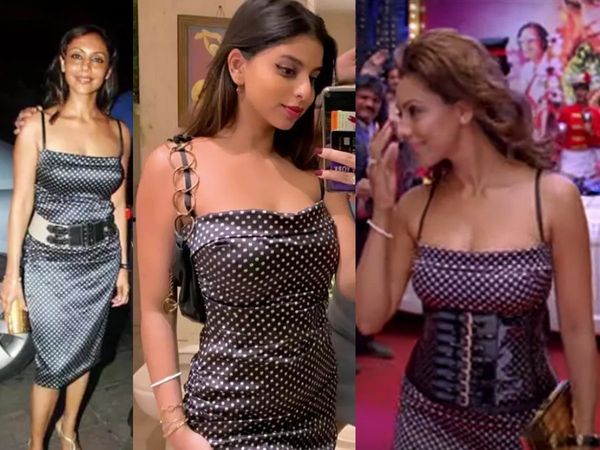 Suhana Khan in Gauri Khan dress