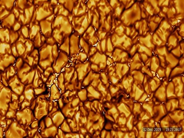 Sun close surface view video