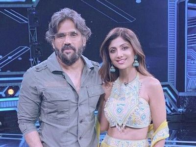 Suniel Shetty and Shilpa Shetty Suniel Shetty and Shilpa Shetty