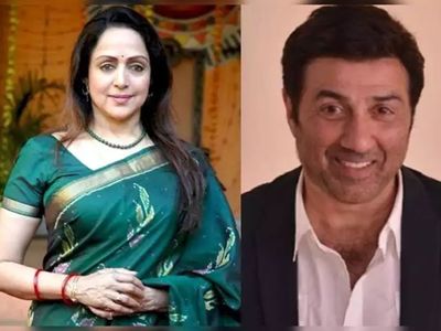 Sunny Deol Birthday Sunny Deol Birthday स त ल म ह म म ल न स जब पहल ब र सन द ओल न क थ म ल क त ज न ए क स स When Gadar Actor Meets Her Step Mother Hema Malini First