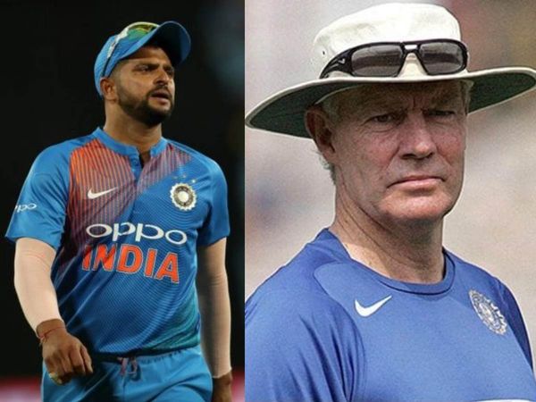 Suresh Raina and Greg Chappell