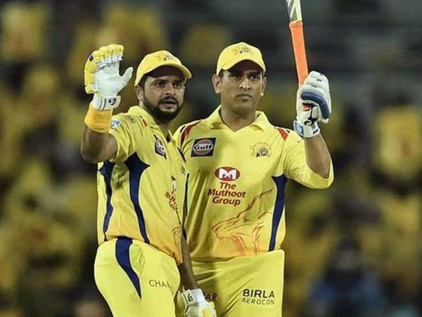 Suresh Raina and MS Dhoni