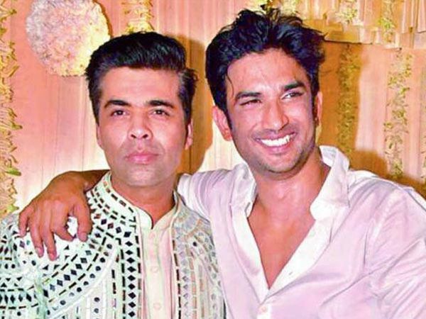 Sushant Singh Rajput with Karan Johar