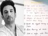 Handwriting of Sushant Singh Rajput