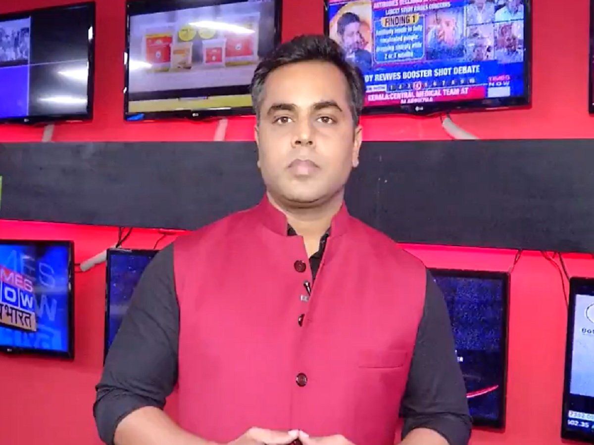Sushant Sinha, Times Now Navbharat: राष्ट्रवाद और न्यूज की पाठशाला में  दिखाई देंगे सुशांत सिन्हा Times Now Navbharat times network new hindi  channel Know about the role of Anchor Sushant Sinha |