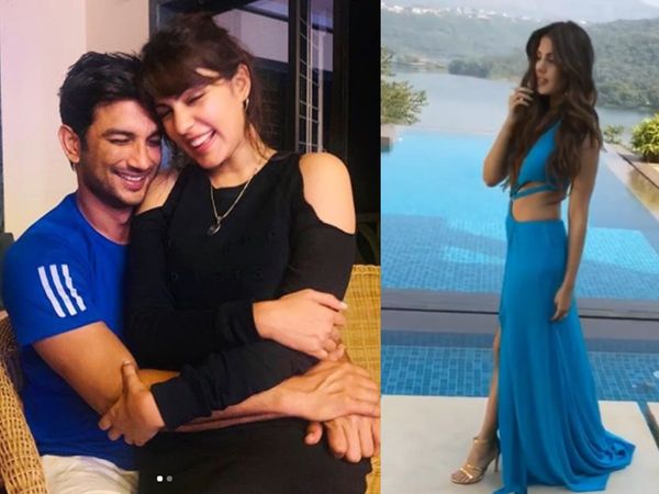 Sushant singh Rajput and Rhea chakraborty Image