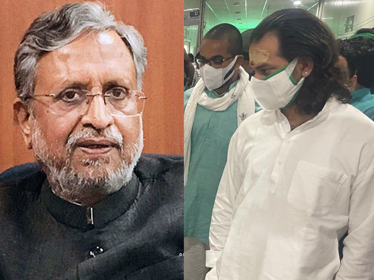 बिहार में भी होगा 'खेला'? तेज प्रताप मिले जीतनराम मांझी से, सुशील मोदी ने कसा तंज