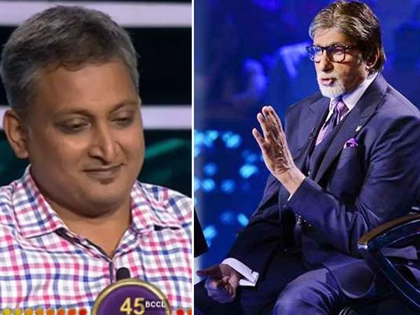 KBC 12 Amitabh Bachchan computer hang Swapnil Chauhan Won 25 lakh rupees