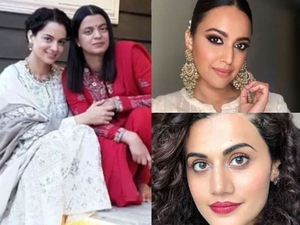 Rangoli Chandel, Taapsee Pannu, Swara Bhasker