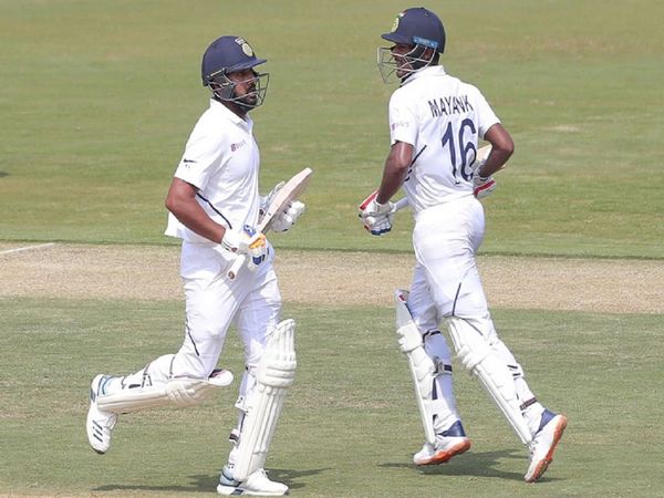Rohit Sharma and Mayank Agarwal pair in test cricket