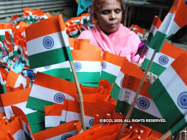 Ahead of Independence Day Tricolour sales dip sharply amid Covid in Lucknow