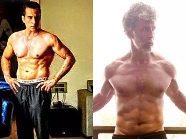 TV Actor with Six pach abs in 40s and 50s age