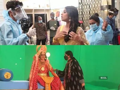 This is how TV shows shooting being continue This is how TV shows shooting being continue