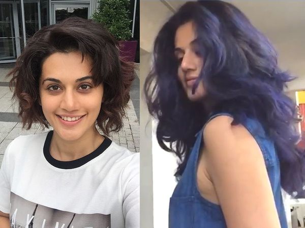 Taapsee Pannu hair experiment throwback
