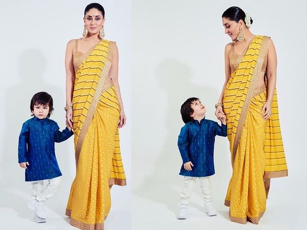 Taimur with Kareena at Armaan Jain wedding