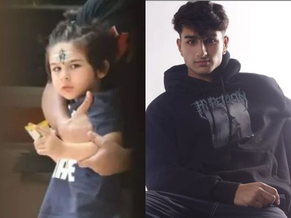 Taimur Ali Khan and Saif Ali Khan