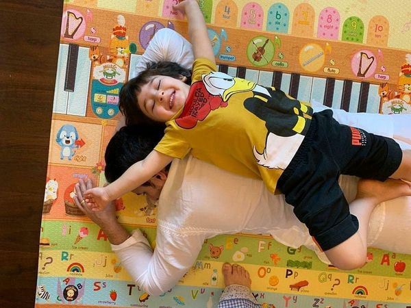 Taimur and Saif Ali Khan