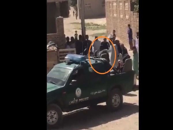 Taliban soldiers flogging an Afghan women in Afghanistan, Video gone viral