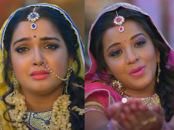 Bhojpuri Gana Amrapali Dubey Monalisa And Nirahua Hit Bhojpuri Hartalika Teej Song Rakhiha 5815